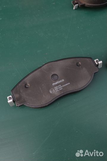 Колодки тормозные передние Metaco 3000-478
