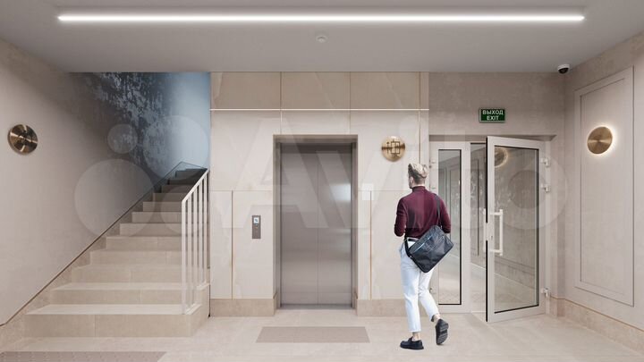 1-к. квартира, 55,3 м², 4/8 эт.