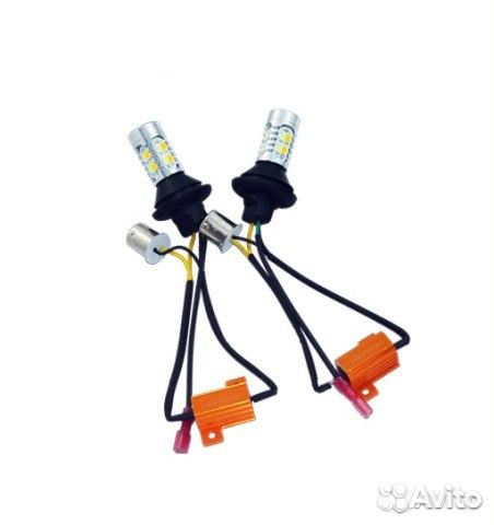 Лампы дхо и поворотник в одном Светодиодные P21W