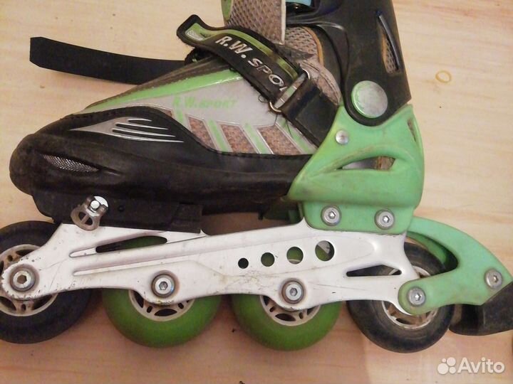 Роликовые коньки детские раздвижные