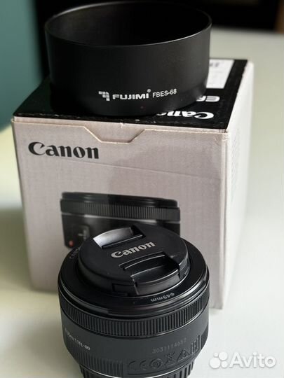 Объектив canon 50mm 1 8 stm