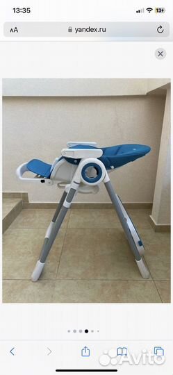 Стул для кормления luxmom Q1, cиний