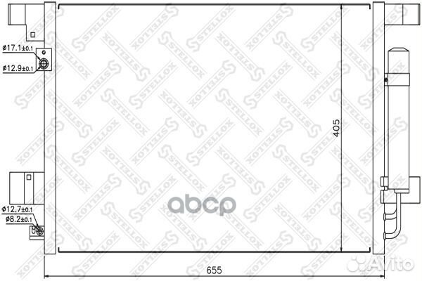 10-45135-SX NS9400297812A030радиатор кондMi