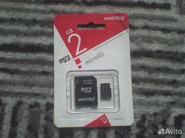 Карта памяти Smart Buy micro sd 2 гб