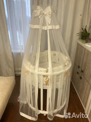 Балдахин в кроватку с держателем