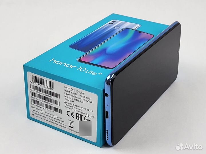 HONOR 10 Lite, 3/32 ГБ