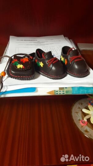 Ботиночки дя кукол 8см.,6.5см