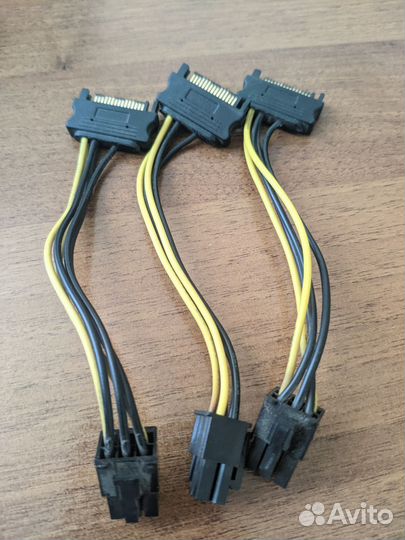 Переходники Molex SATA 6pin