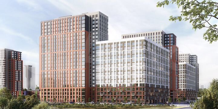 2-к. квартира, 63,2 м², 22/23 эт.