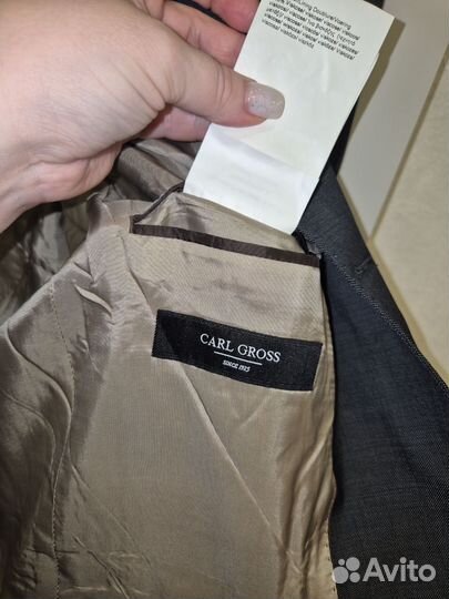 Пиджак мужской 50 52 Италия Carl Gross