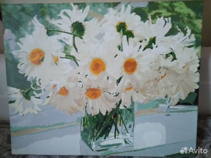 Картины по номерам, раскрашенные