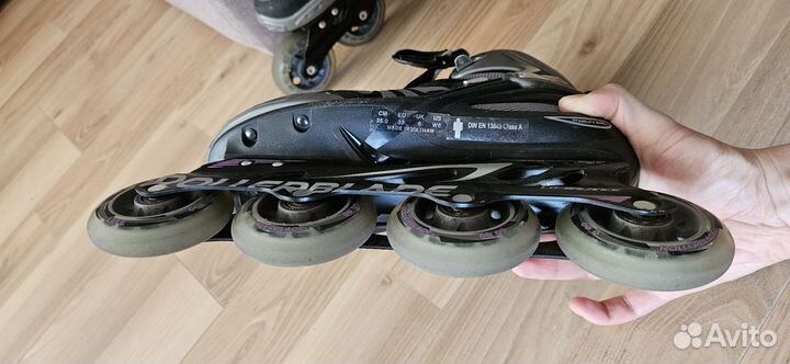 Ролики rollerblade spark 80w alu рр.39