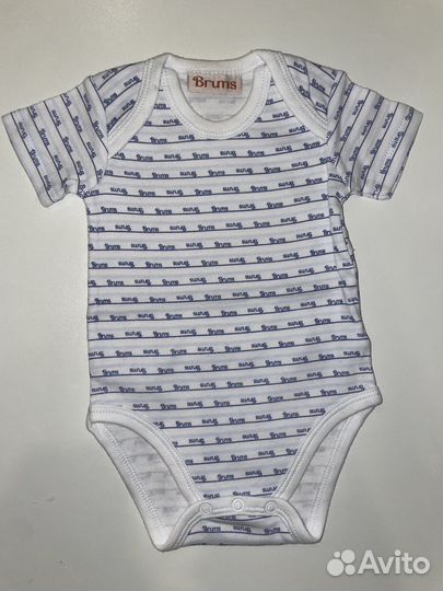 Бодики р.54-56 brums petit bateau 3 шт