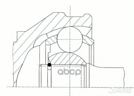 ШРУС наружный LR (компл) skoda Octavia II/VW Golf