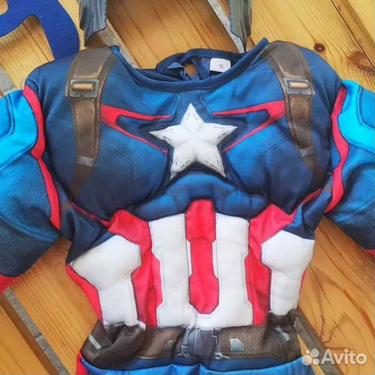 Детский костюм Капитан Америка, Супергерой, Marvel