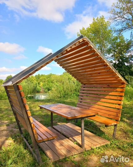 Аренда шатра, беседок, бани на берегу озера