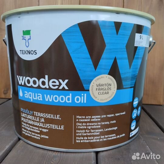 Woodex Aqua Wood Oil Teknos масло для террас Уфа