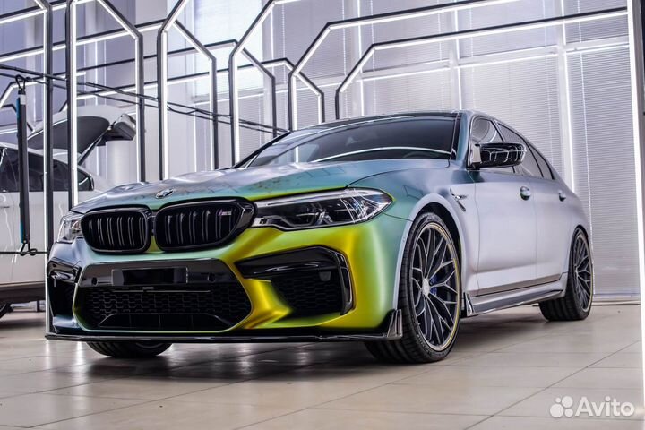 Накладка переднего бампера M5 F90 (M-power) 2021