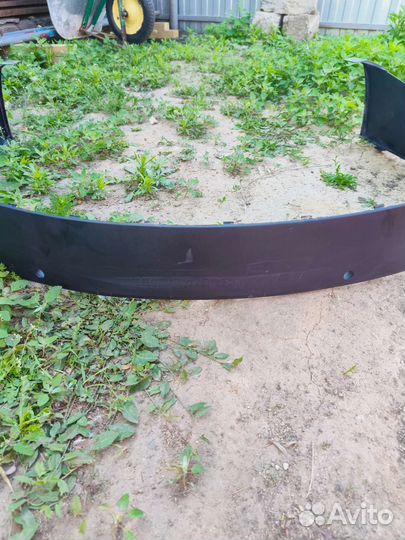 Юбка заднего бампера bmw