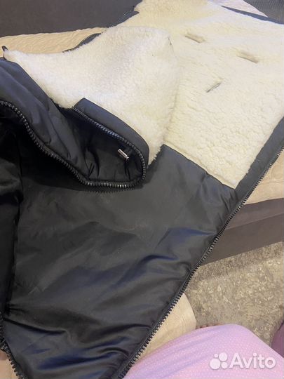 Зимний конверт в прогулочную коляску