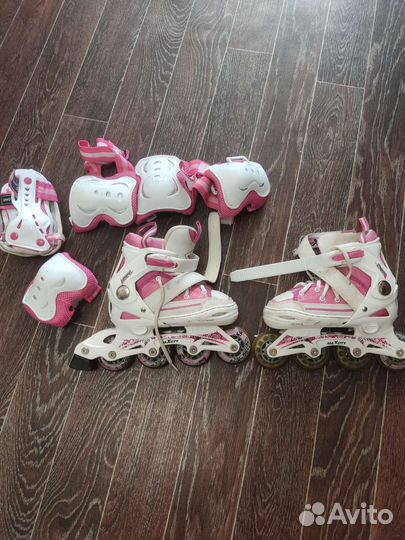 Роликовые коньки детские раздвижные