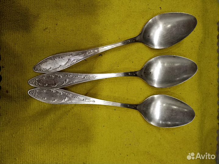 Мельхиоровые столовые приборы, посуда СССР