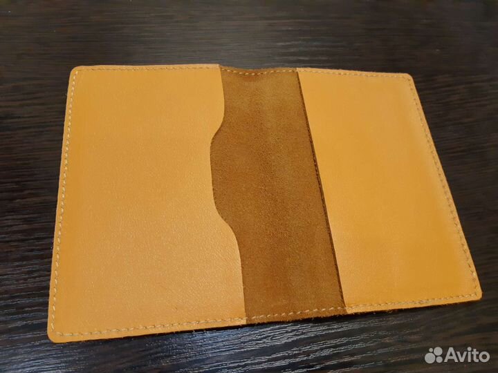 Обложка на паспорт натуральная кожа