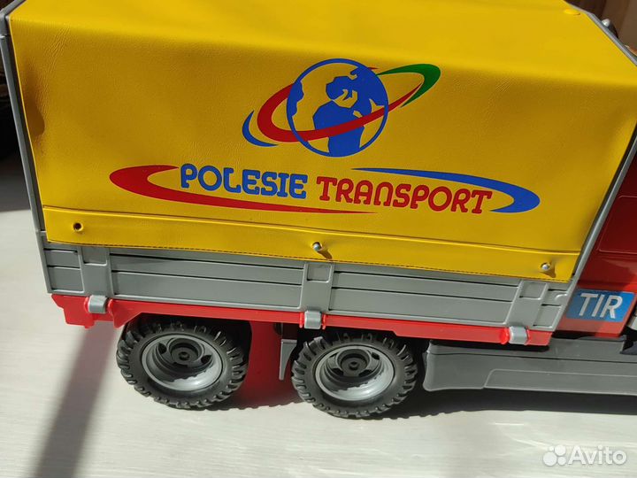 Игрушечный грузовик с тентом Полесье (wader)