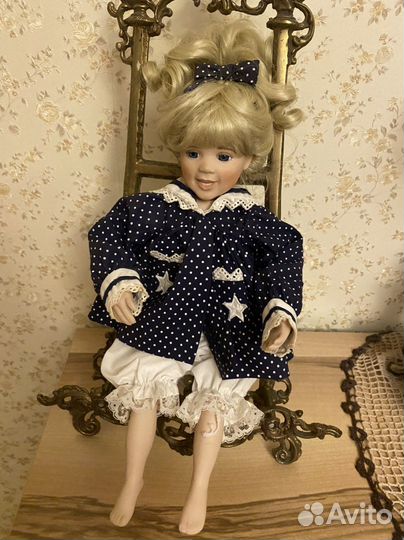 Коллекционная винтажная кукла Mary Fretter