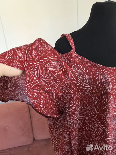 Женский топ на бретелях 56-58