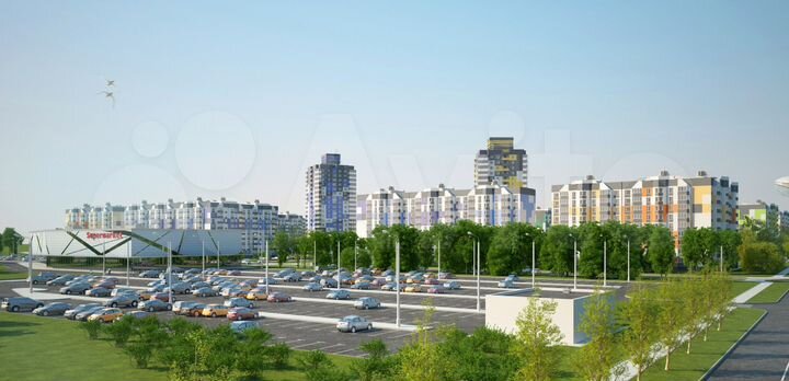 2-к. квартира, 66,8 м², 6/19 эт.