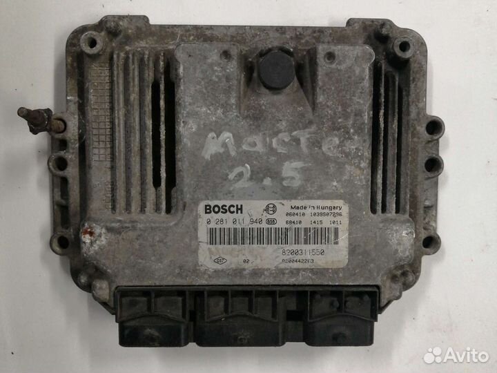 Блок управления двигателем Renault Master 2 2.5TD