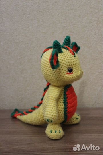Вязаный дракончик