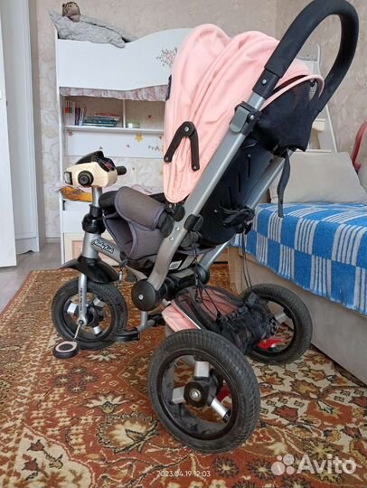 Трехколесный велосипед коляска