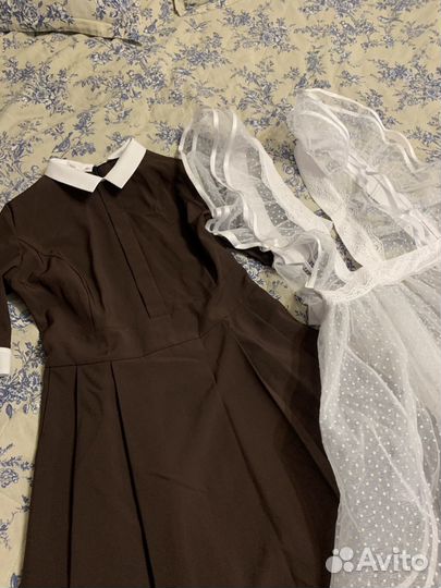 Школьное платье и фартук