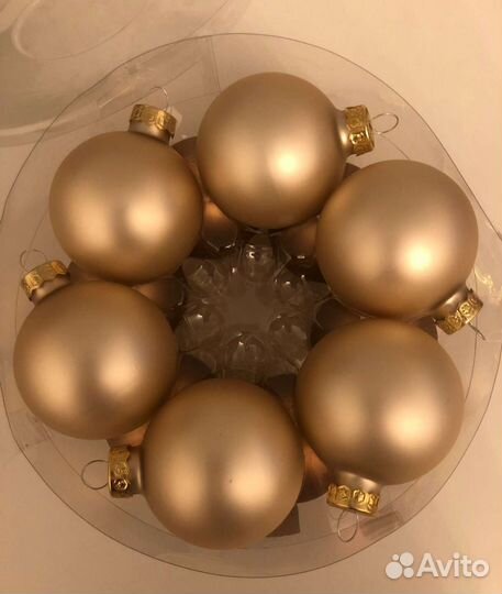 Стеклянные новогодние шары