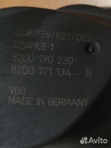 Дроссельная заслонка 8200171134 Renault 1.6 K4M