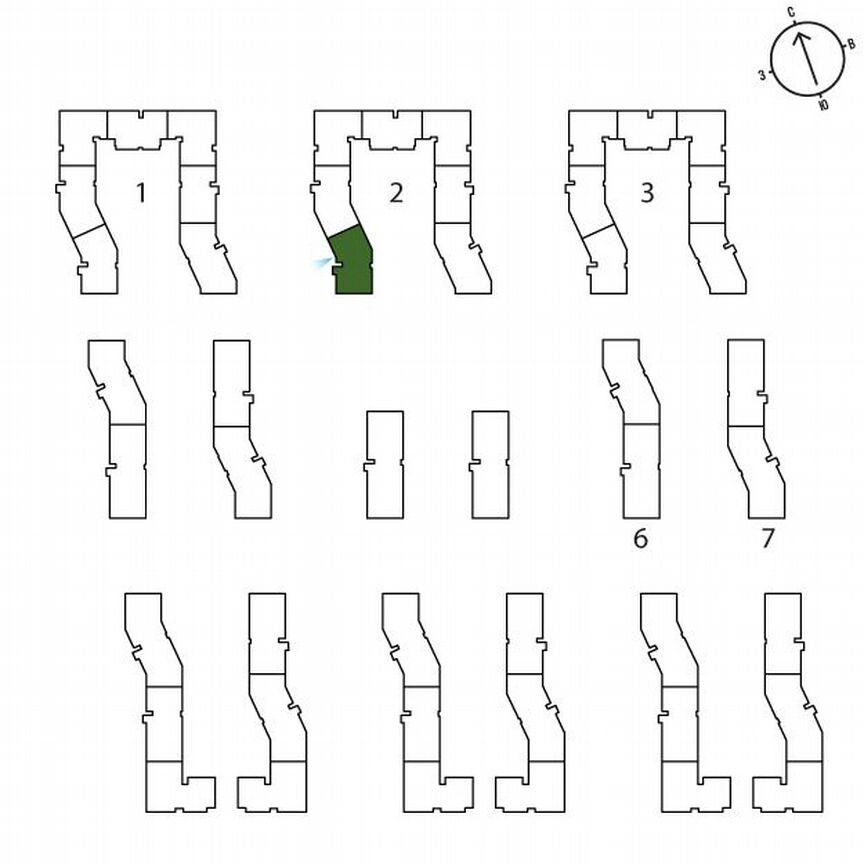1-к. квартира, 32,4 м², 3/3 эт.
