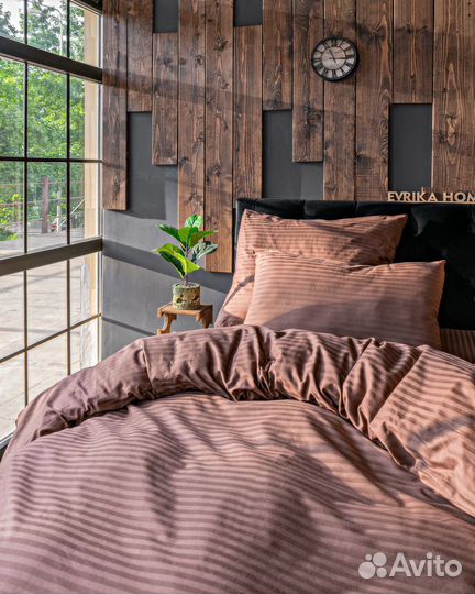 Постельное белье как в отелях 5 звезд Софи Шоколад