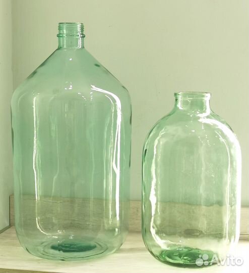 Бутыль стеклянный 22 литра / банка 10 литров