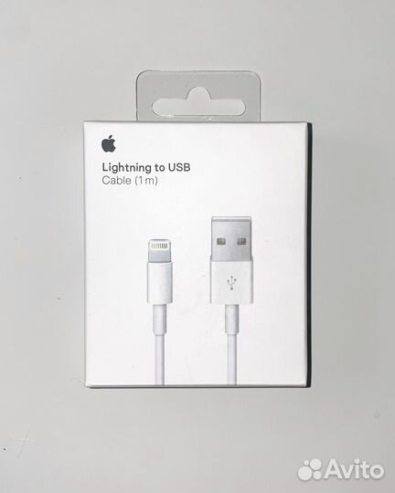 Кабель apple lightning to usb 1 m