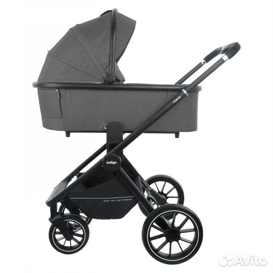 Детская коляска 2в1 (3в1) Indigo Force Grey