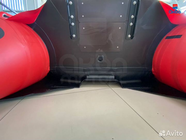 Лодка пвх Solar 430 super jet tunnel красная