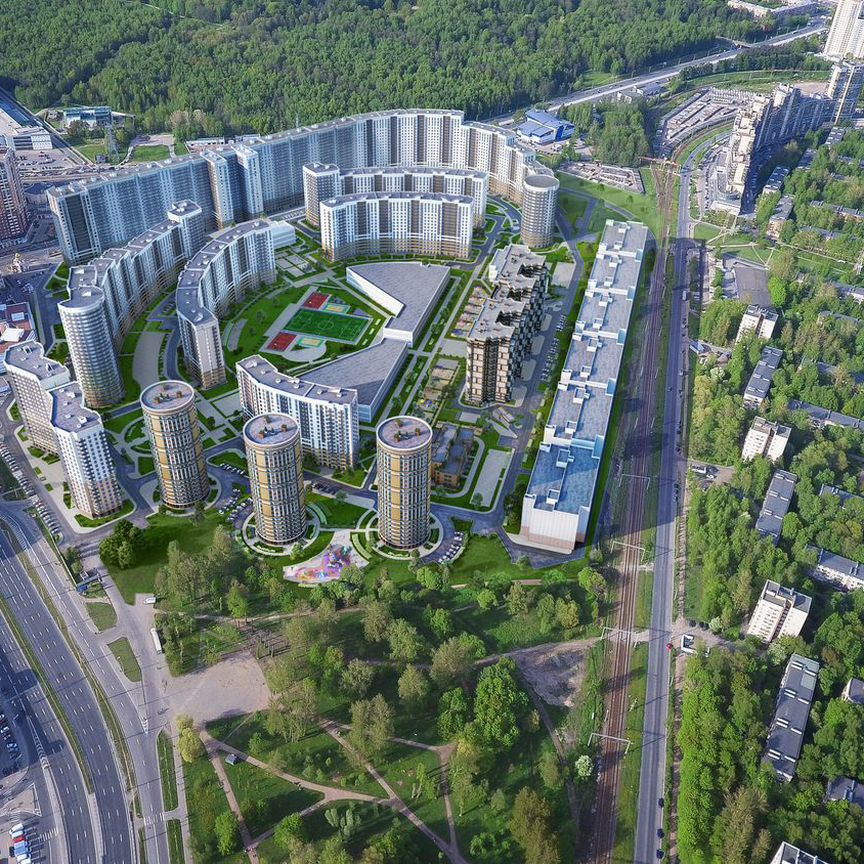 3-к. квартира, 90,2 м², 3/21 эт.