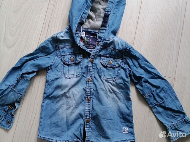 Джинсовая рубашка Reserved 104