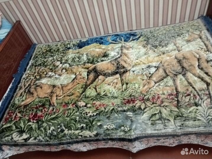 Плюшевый ковер СССР толстый