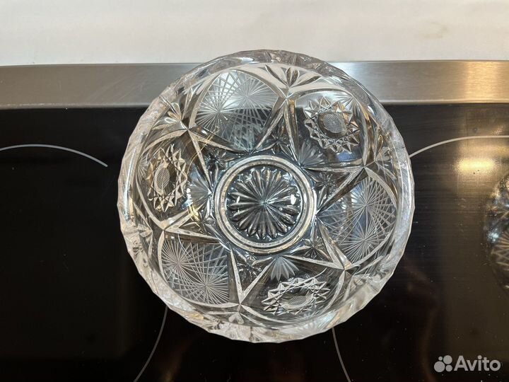 Хрустальная конфетница СССР