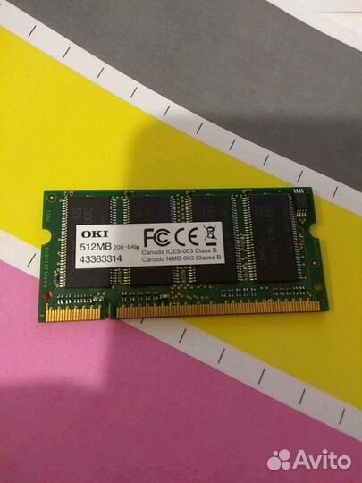 Модуль памяти 512MB для принтера OKI9650 OKI9655