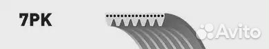 Gates 7PK1750 Поликлиновый ремень