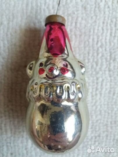 Редкая ёлочная игрушка СССР 